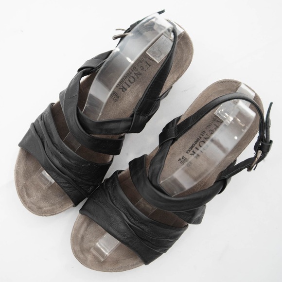 & Other Stories Black and Tan Sandals - Picture 2 of 11